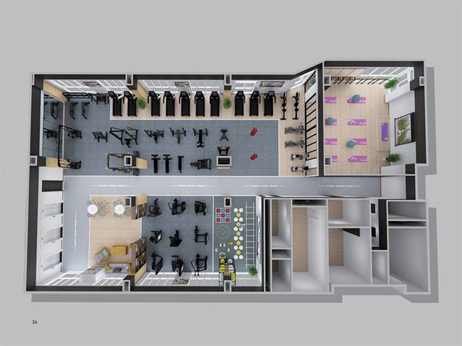 房地产健身器材解决方案-huatihui健身器材