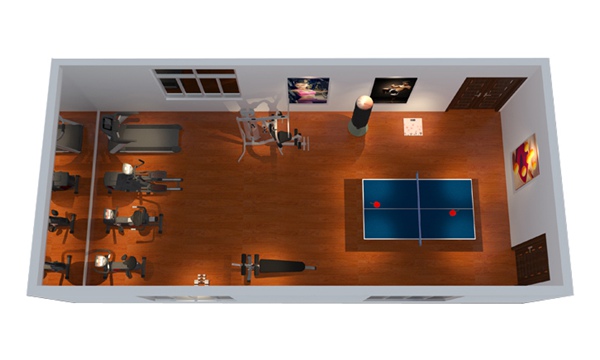 150平方健身房配置方案-广西huatihui体育健身器材有限公司